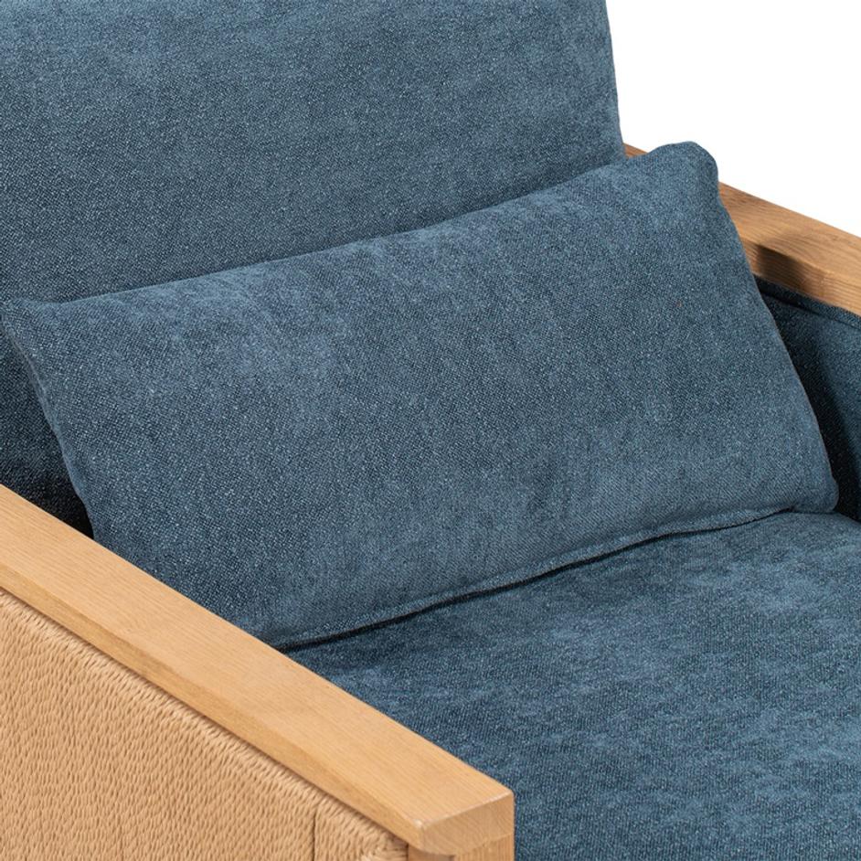 Norman Swivel Accent Chair Teal by Classic Home