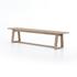 Atherton Outdoor Dining Bench in Brown by FOUR HANDS