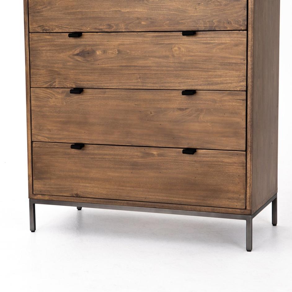 Trey 5 Drawer Dresser - Auburn Poplar by Four Hands