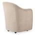 Drava Rolling Dining Chair Beige by Moes Home