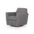 Emanuel Swivel Chair In Fallon Charcoal by Four Hands