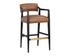 KEAGAN BARSTOOL - SHALIMAR TOBACCO LEATHER by Sunpan