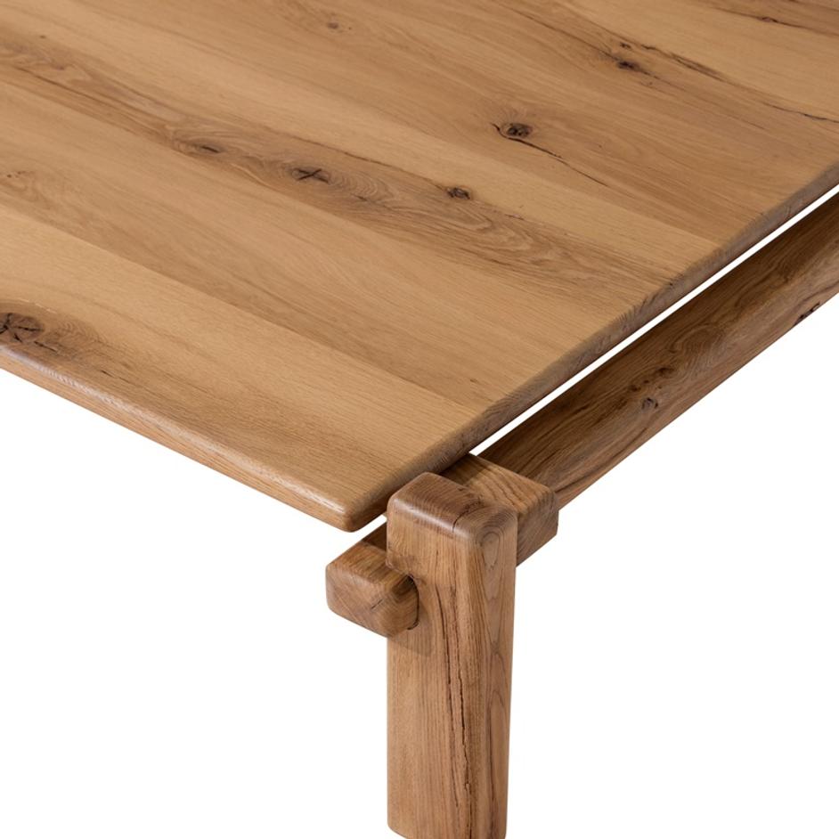 Marcia Square Coffee Table in French Oak by FOUR HANDS