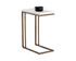 SAWYER END TABLE - ANTIQUE BRASS - WHITE by Sunpan