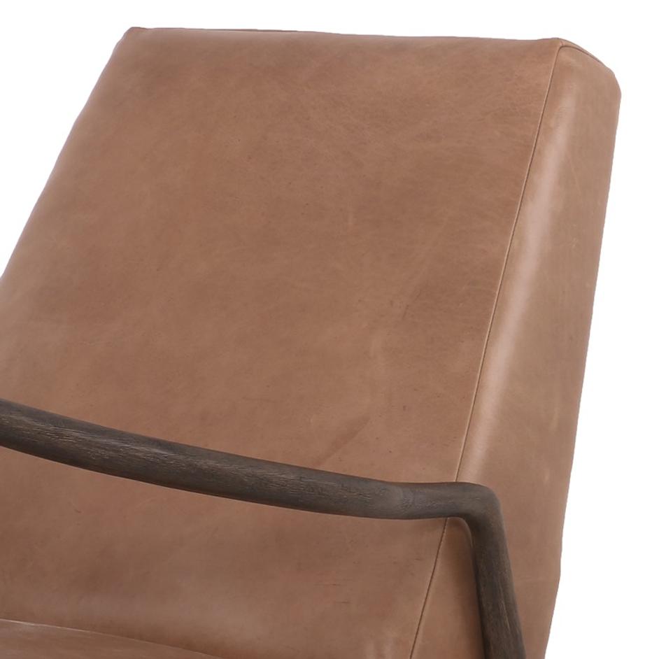 Braden Recliner In Dakota Warm Taupe by FOUR HANDS