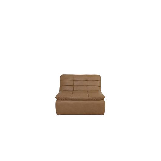 Lino Slipper Chair Tan Leather by Moes Home