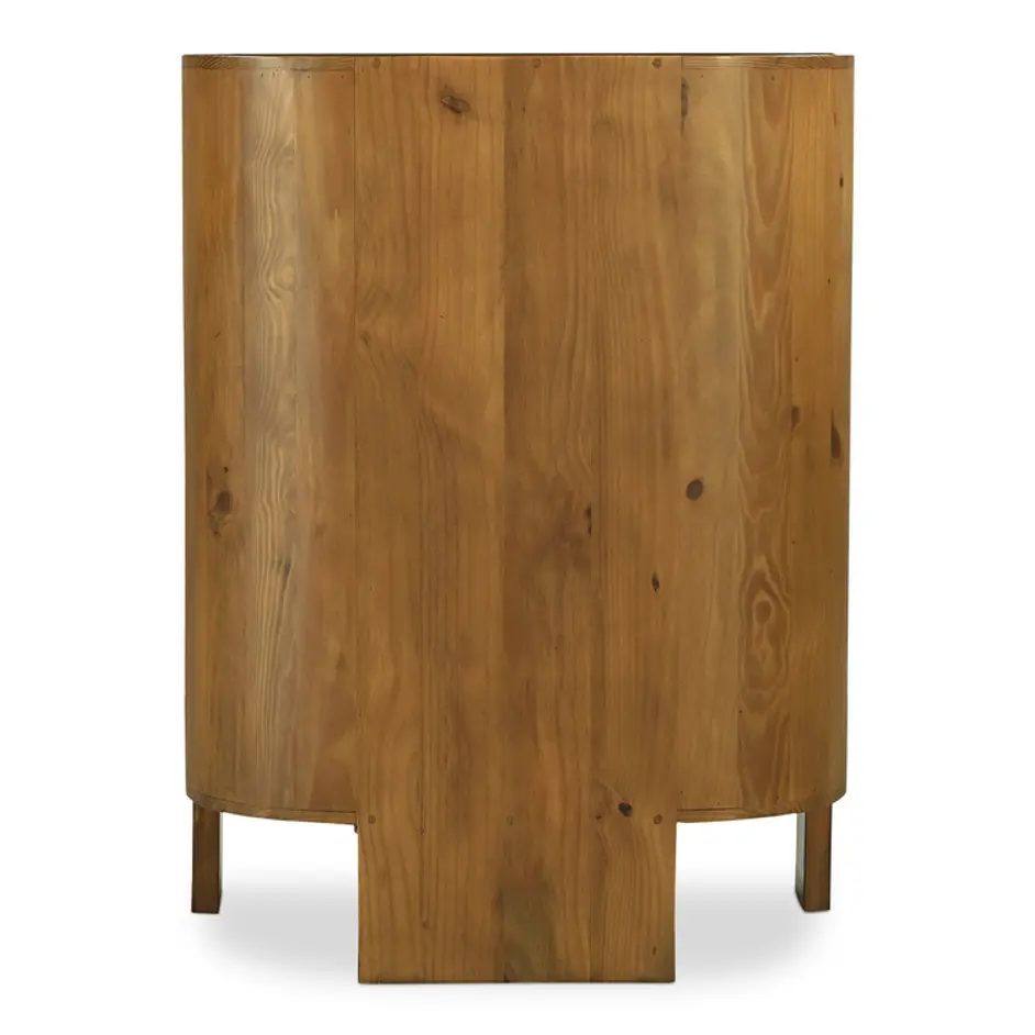 Lachlan 4 Drawer Chest Brown by Moes Home