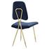 Snyder Performance Velvet Dining Side Chair In Navy by Modway Furniture
