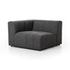 Build Your Own: Langham Channeled Sectional - Saxon Charcoal by Four Hands