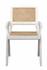 Jude Teak Chair with White Wash Finish and Caning by Noir Furniture