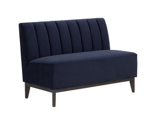 KOSOVO BANQUETTE - BROWN - ABBINGTON NAVY by Sunpan
