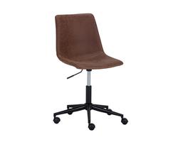Cal Industrial Office Chair - Antique Brown by Sunpan