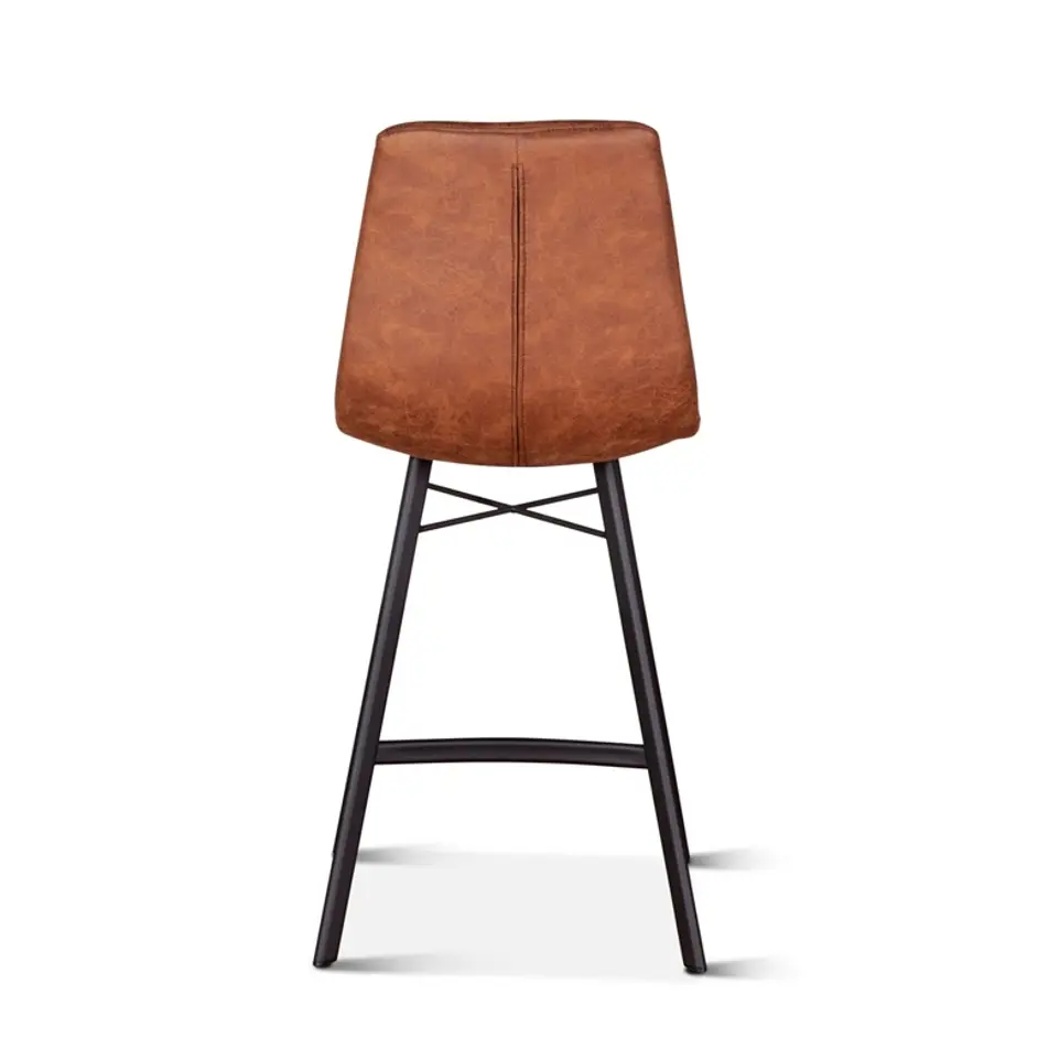 Sam Counter Chair, Trapper Brown by Home Trends & Design