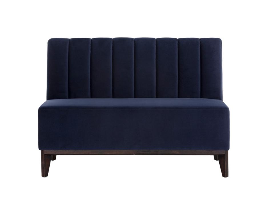 KOSOVO BANQUETTE - BROWN - ABBINGTON NAVY by Sunpan
