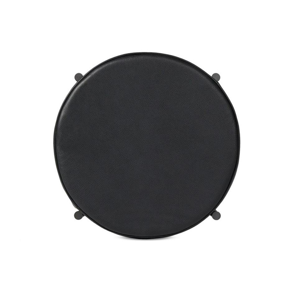 Nocona Bar + Counter Stool - Black Leather by Four Hands