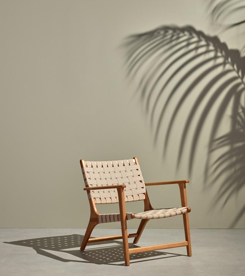 Jevon Outdoor Chair In Auburn Eucalyptus by FOUR HANDS