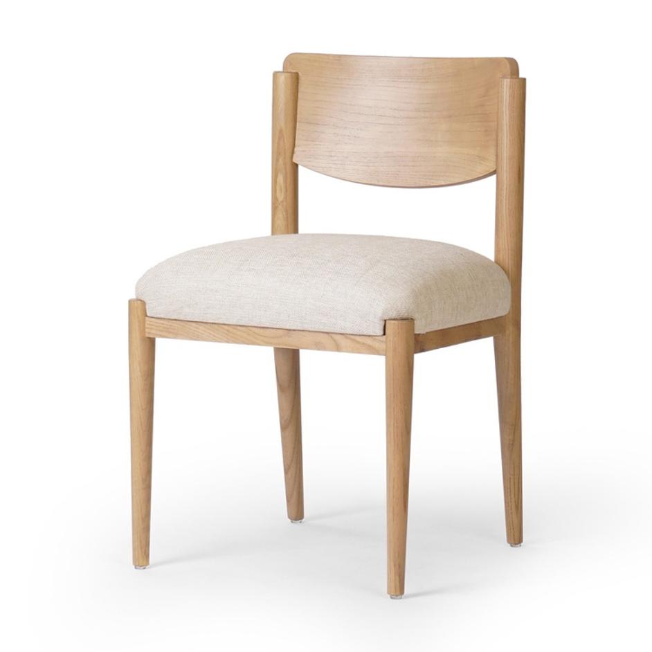 Piran Dining Chair In Essence Natural And Natural Nettlewood And Natural Ash Veneer by Four Hands