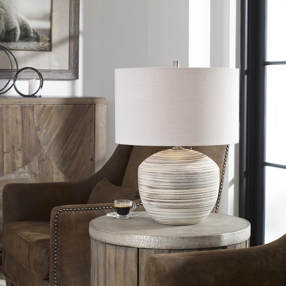 Prospect Striped Accent Lamp by Uttermost