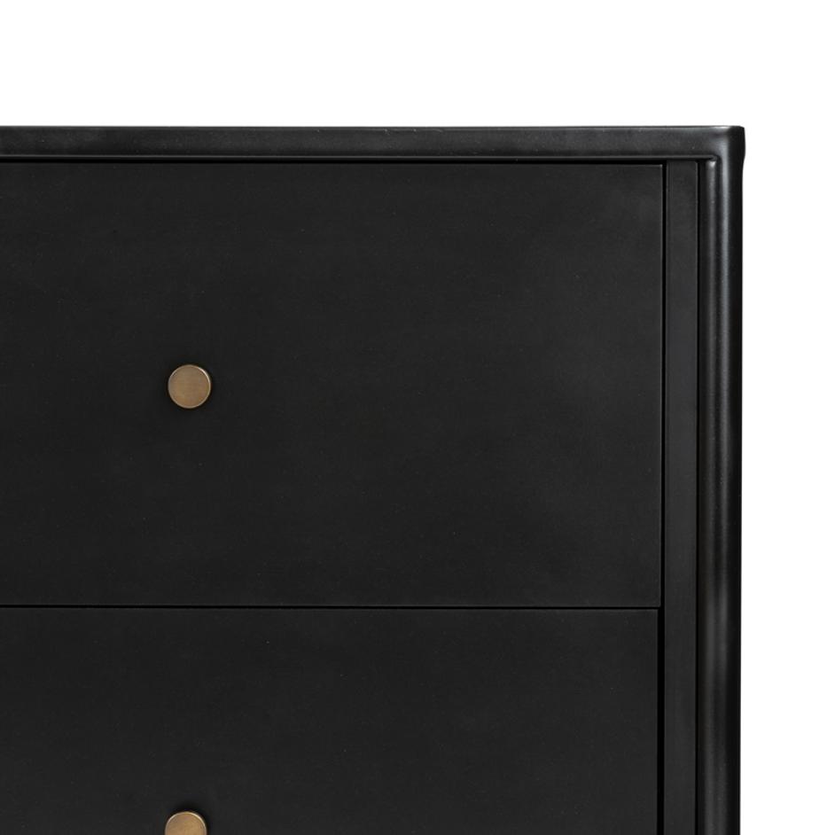 Soto Media Console In Black by FOUR HANDS