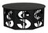 Dollar Coffee Table, Black Steel by Noir Furniture
