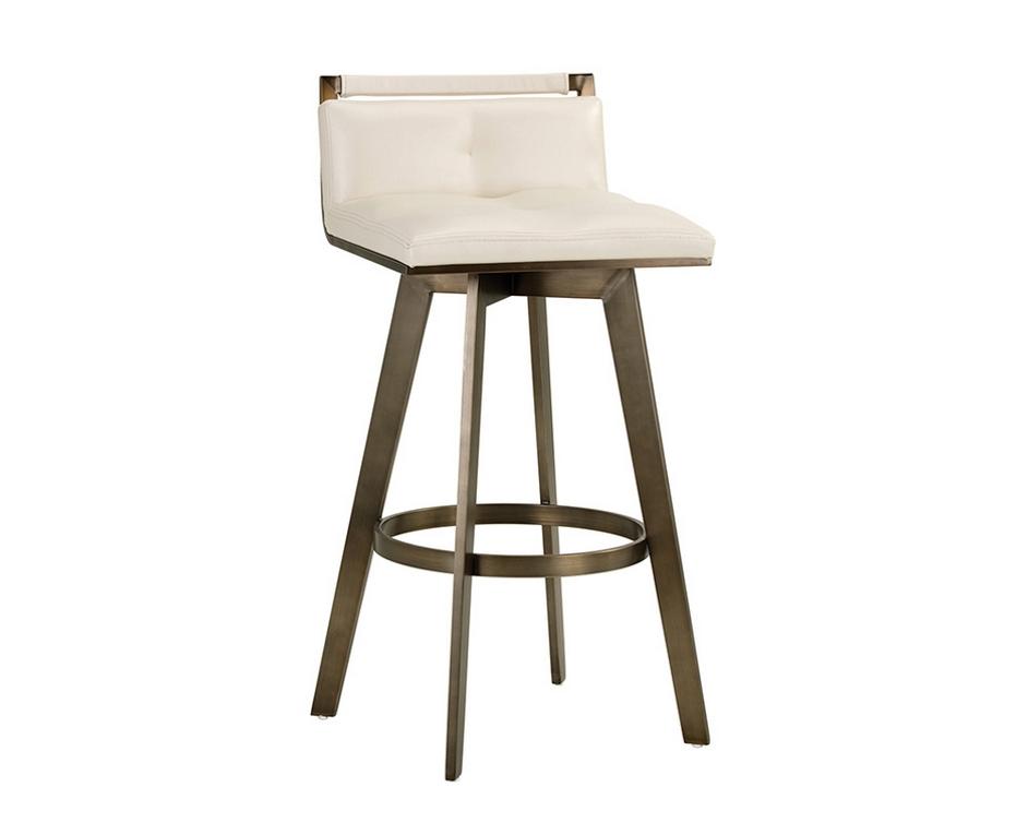 Arizona Swivel Barstool - Castillo Cream by Sunpan
