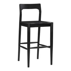 OWING BARSTOOL BLACK by Moes Home