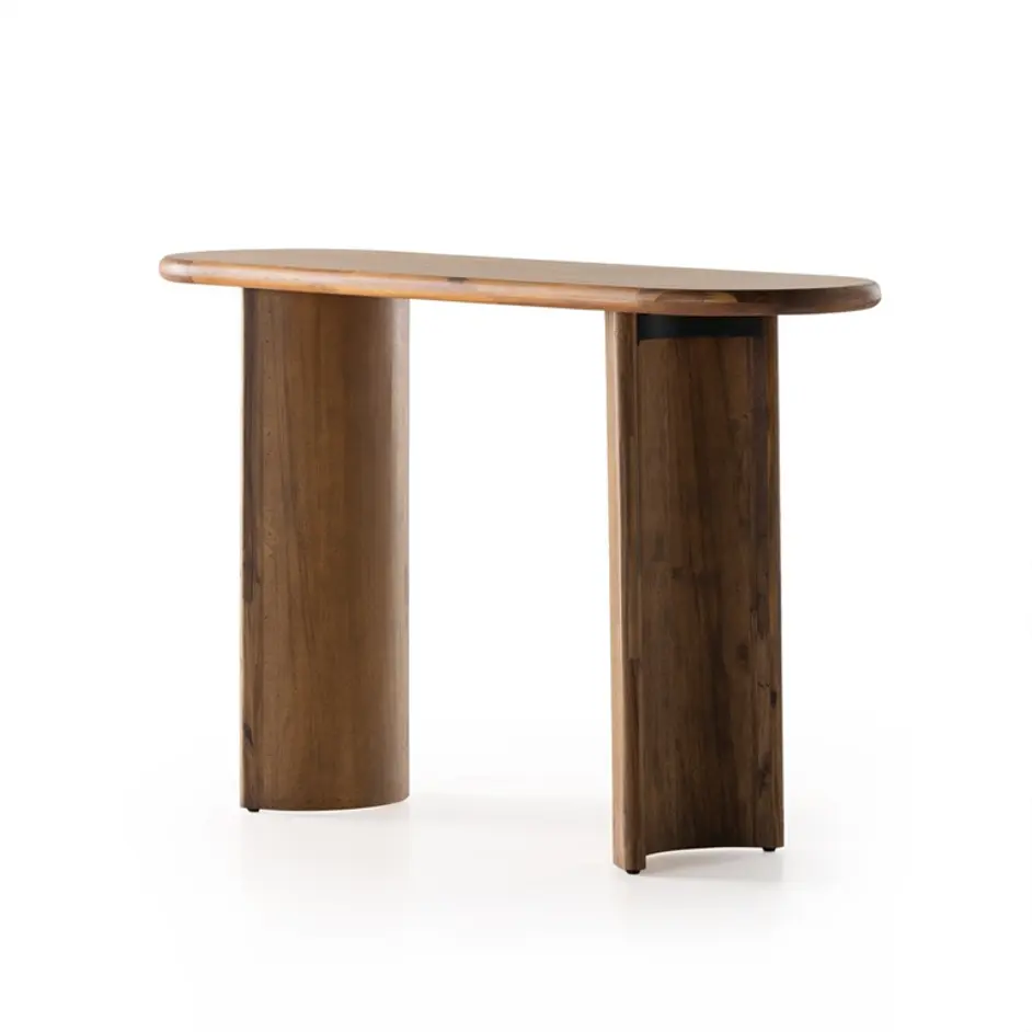Paden Console Table - Sandy Acacia Solid by Four Hands
