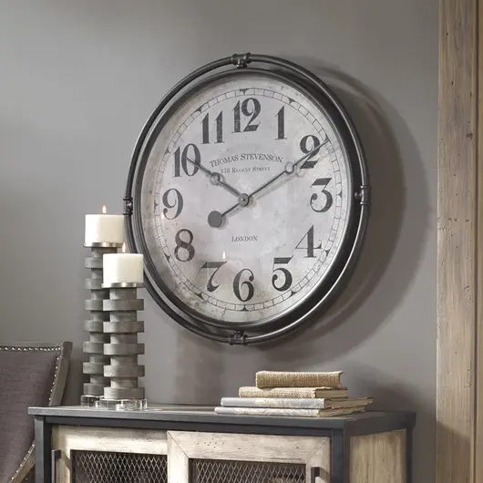 Nakul Wall Clock by Uttermost