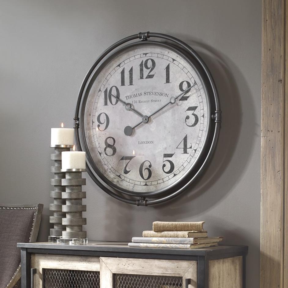 Nakul Wall Clock by Uttermost