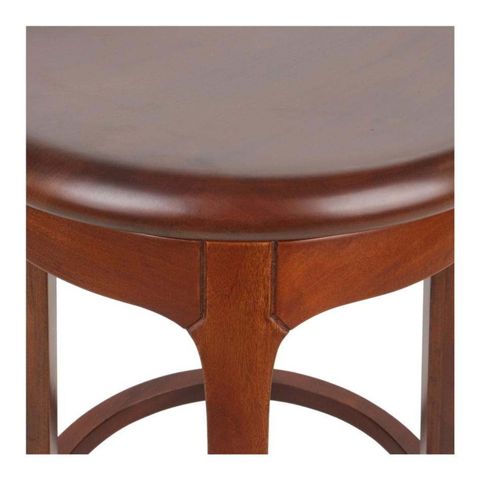Foxy Swivel Counter Stool, Cinnamon Brown by New Pacific Direct
