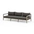 Sherwood Outdoor Sofa In 93" In Brown/Charcoal by FOUR HANDS
