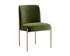 RICHIE DINING CHAIR - ANTIQUE BRASS - FOREST GREEN by Sunpan