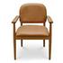 Norrie Dining Chair Brown Leather by Moes Home