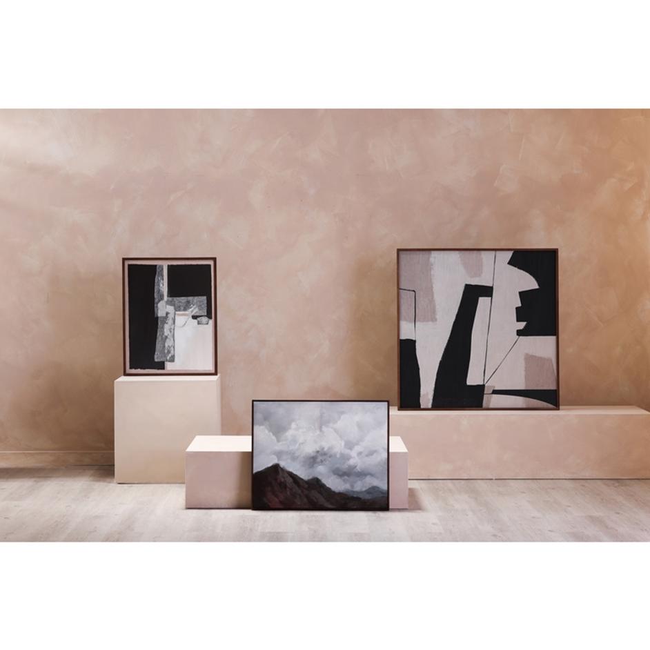 NOSTALGIA FRAMED PAINTING WARM PALETTE by Moes Home