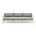 Sherwood Outdoor Sofa In 93" In Brown/Faye Ash by FOUR HANDS
