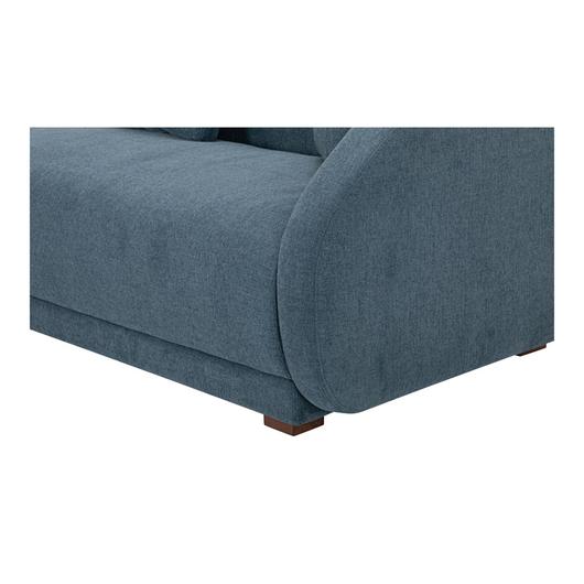 Fraser Right Arm Facing Sofa Deep Blue by Moes Home