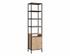 AMBROSE MODULAR BOOKCASE - SMALL - RUSTIC OAK - BLACK by Sunpan