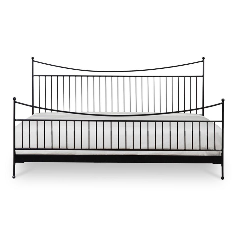 Monet Queen Bed Black by Moes Home