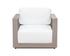 TAVIRA ARMCHAIR - GREIGE - STINSON WHITE by Sunpan
