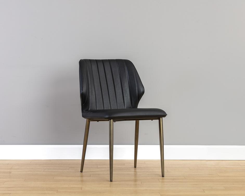 Clinton Dining Chair - Bravo Black by Sunpan