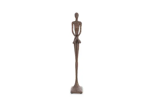 Skinny Female Sculpture, Bronze, Small by PHILLIPS COLLECTION