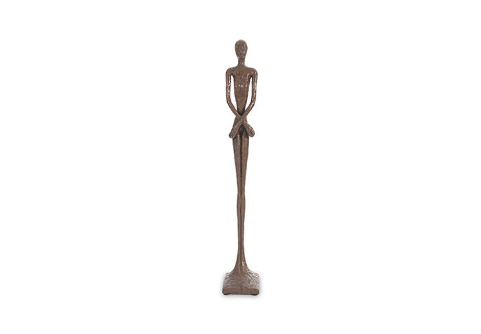 Skinny Female Sculpture, Bronze, Small by PHILLIPS COLLECTION
