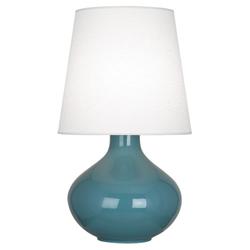 Steel Blue June Table Lamp by Robert Abbey