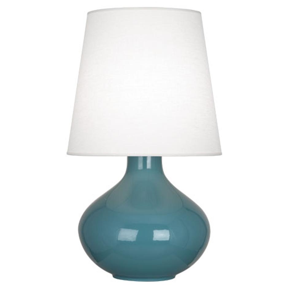 Steel Blue June Table Lamp by Robert Abbey