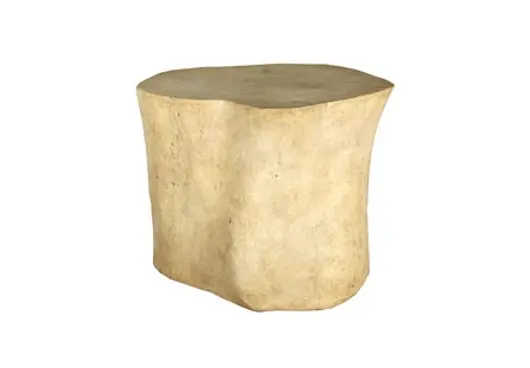 Log Dining Table Stone w/Glass by PHILLIPS COLLECTION