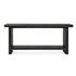 Larson Reclaimed Pine 68" Console Table Carbon Black by Classic Home