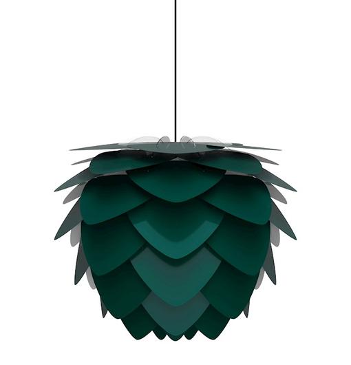 Aluvia Medium Plug-In Pendant in Forest with Black Cord by UMAGE
