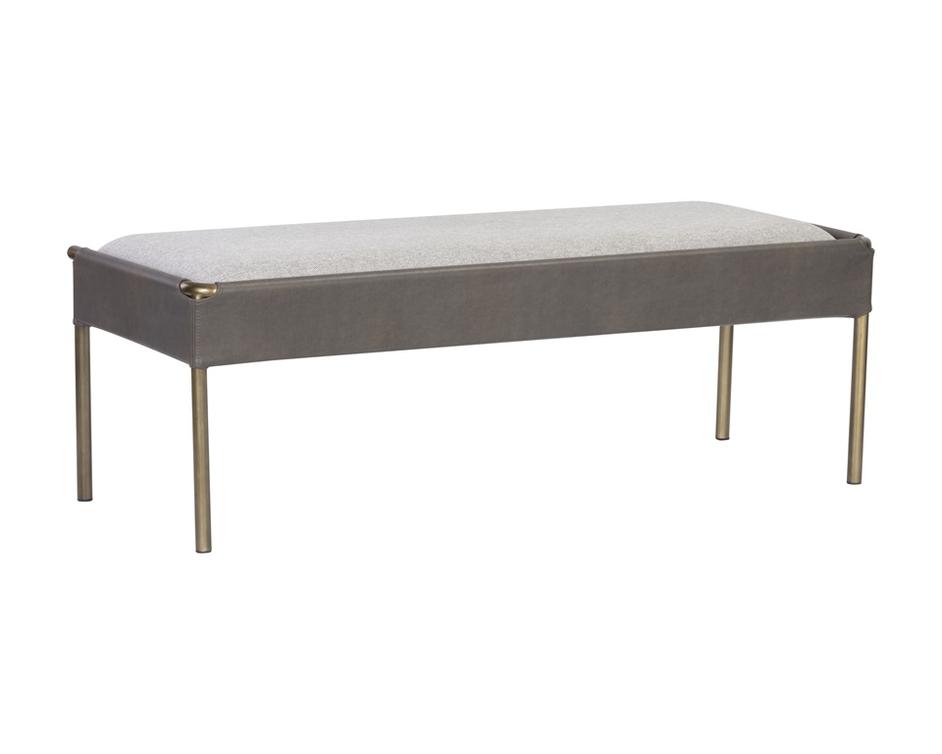 Bellevue Bench - Belfast Heather Grey / Bravo Ash by Sunpan