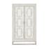 Adina Mango Wood Tall Cabinet White Washed by Classic Home
