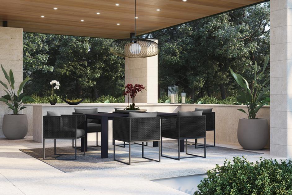 BRISBANE HAND-WOVEN RUG - GREY - 8' X 10' by Sunpan